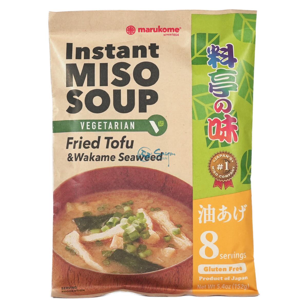 Marukome Veg Miso Soup Fried Tofu 152g