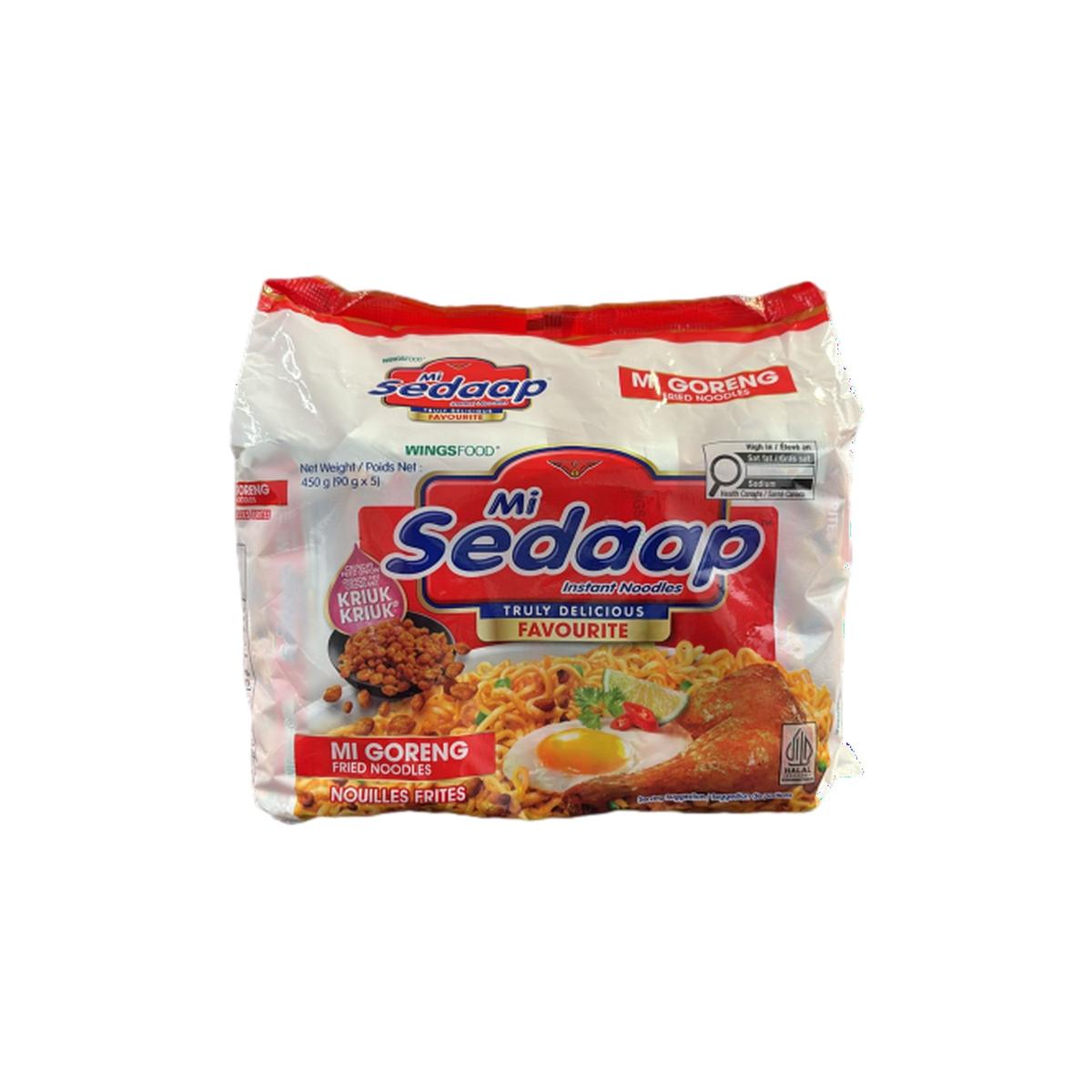 MI SEDAAP FRIED M/GORENG NOODLE 5PK 90 G